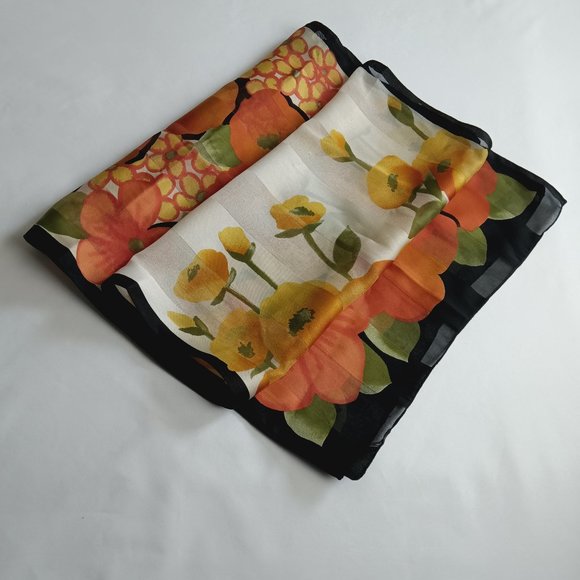 Symphony Silk Scarf. - Picture 6 of 9